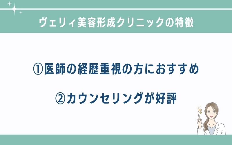 ヴェリィ美容形成クリニック京都のクマ取り・目の下のたるみ取りの施術特徴