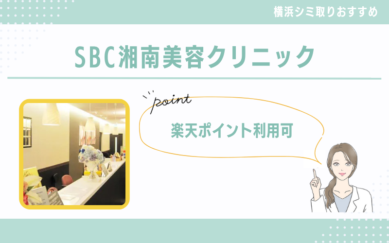 楽天ユーザーにおすすめ!楽天ポイントが併用できるSBC湘南美容クリニック