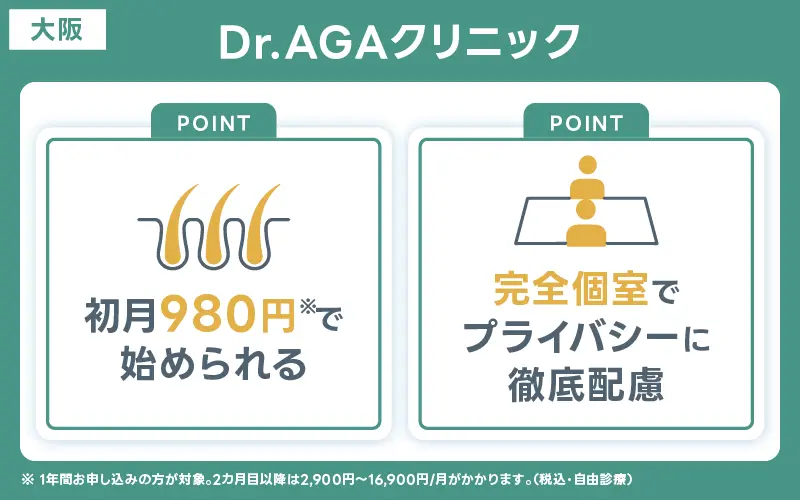 AGA 大阪 Dr.AGAクリニック